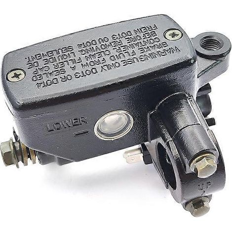 Pompe supérieure de frein pour moto CB400, petite moto de route japonaise Ninja 350, pompe supérieure de frein universelle CM300 VT250 (pompe supérieure noire) (1/5)