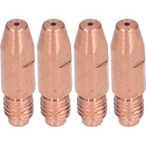 10 Pièces Buses de Soudage MIG en Cuivre pour Torches de Poste à Souder, 36KDx1.2mm