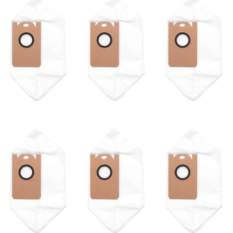 Lot de 6 pièces aspirateur sac à poussière pour Kyvol Cybovac S31, pour Uoni V980 Plus Q6, pour M7 Pro M7 Max accessoires d'aspirateur (1/5)
