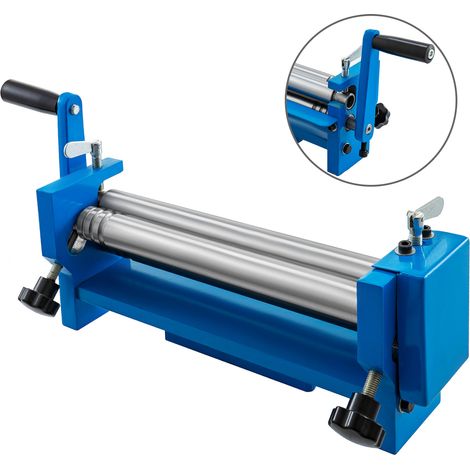 VEVOR Macchina Piegatrice per Lamiere SR320J Macchina a Rulli Scorrevoli Larghezza Massima 320 mm Curvatrice a Rulli per Lamiere Operazione Manuale Tubi Raggio della Pressa a Rulli 32 mm