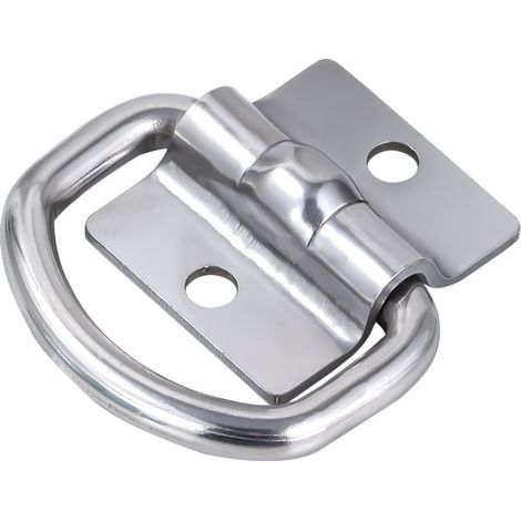 4 Pieces Tie-Down Ring D-Ring Tie-Down Anchor, D-Hook for Boat Trailer, Truck, Van (1/5)