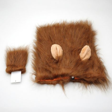 Déguisement lion pour animaux marron S x 3 modèle 31