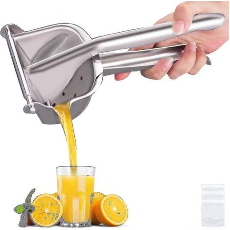 Presse-citrons manuel en acier inoxydable robuste (1/3)