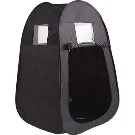 Kit de sauna portatif Tente de Sauna portative à la maison, vestiaire d'intimité Pop-Up for Camping vélo toilettes douche pla extérieure avec cuiseur vapeur Tente de sauna personnelle pour spa à domic (1/5)