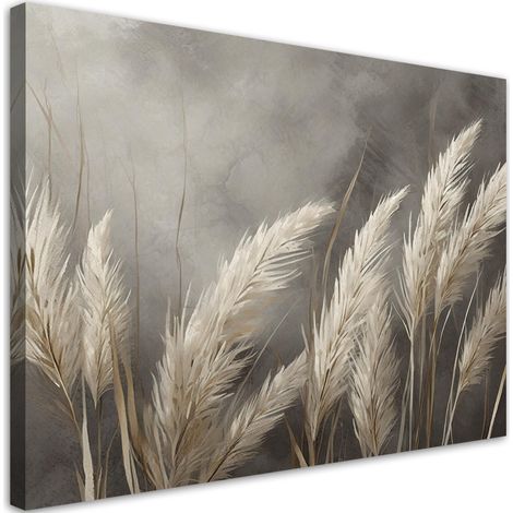 Tableau déco Herbe Nature Botanique 90x60 (1/5)
