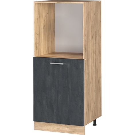 Vorratsschrank R-Line, Schwarz Beton, 60 cm, Vicco (1/5)