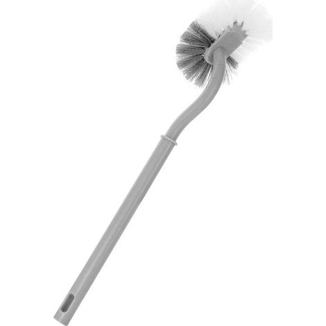 Brosse multifonctionnelle japonaise ergonomique à poils souples pour WC, fixée au mur (1/4)
