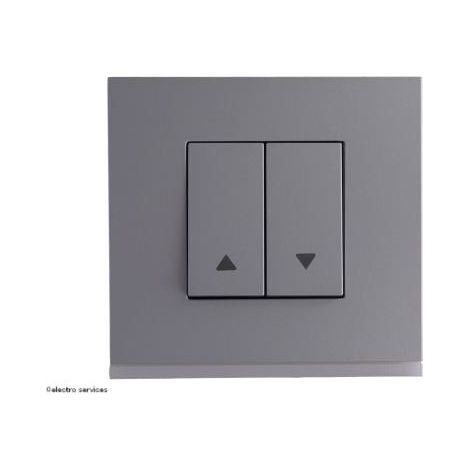 Interrupteur pour volet roulant Gallery Complet Titane
