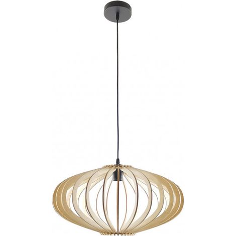 FAB 156194515 Ciondolo Sapelli 1xe27 Legno Naturale Regx45x45 Cm (1/3)
