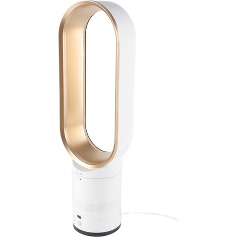 Ventilateur électrique sans pales ultra silencieux, purification de l'air, télécommande, modèle Ellipse, pour la maison, couleur or, UE 220 V (1/5)