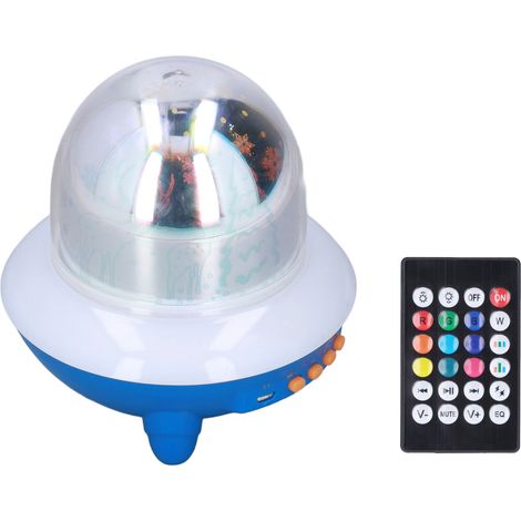 Lampe de nuit 3D Bluetooth avec haut-parleur, éclairage musical RGB, chargement USB et télécommande. (1/5)