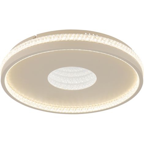 Plafonnier design Shirley brun sable Ø 41cm - 48563-30S