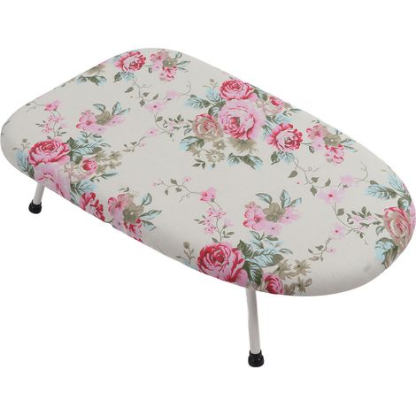 Cette mini table à repasser pliante permet de gagner de la place, est facile à déplacer et à transporter, et est idéale pour repasser les vêtements sur une petite table. (1/5)