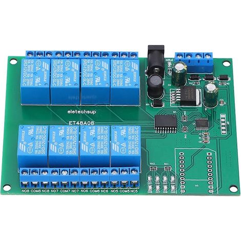 Module relais multifonctionnel 8 canaux DC12V pour la protection contre les sous-tensions (1/4)