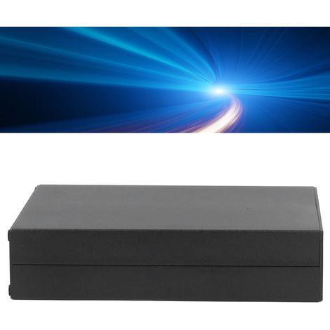 Boîtier en aluminium noir sable/plat 33114140 mm pour instruments CNC, boîtier en alliage d'aluminium, profilé en aluminium, câbles de circuit, boîtier d'instrument (1/5)