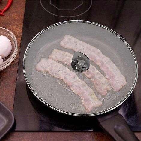 Lot de 3 pare-éclaboussures pour la cuisson - pour poêle à frire, sans projections d'huile (1/5)