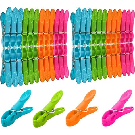 Cintre À Picots - Polypropylène Et Acier Inoxydable - Pour Séchage De Sous-Vêtements Et Chaussettes - Lot De 48 (1/5)