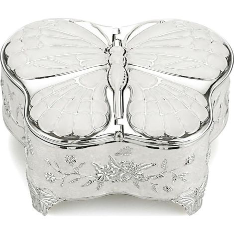 Boîte à bijoux rotative - Accessoire de boîte de rangement - Présentoir pour bagues, colliers, bracelets - 4 niveaux (bleu océan) (1/5)