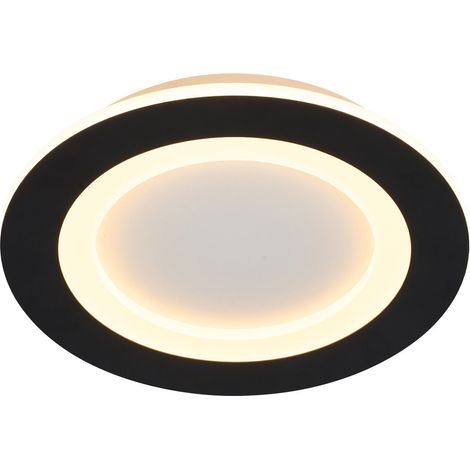 Plafonnier Ringo Ø 39cm noir - 44713BK (1/5)