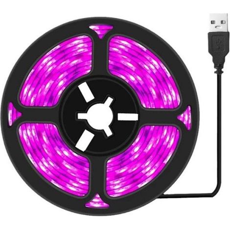 Bande Led - 2 M - Spectre Complet - Pour Plantes D Interieur - Non Etanche - Ip20 - 1 Unite (1/5)