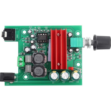 Amplificateur Numérique Mono 100W TPA3116 D2 pour Subwoofer, Module Carte avec NE5532 OPAMP, Alimentation 8-25VDC (1/5)