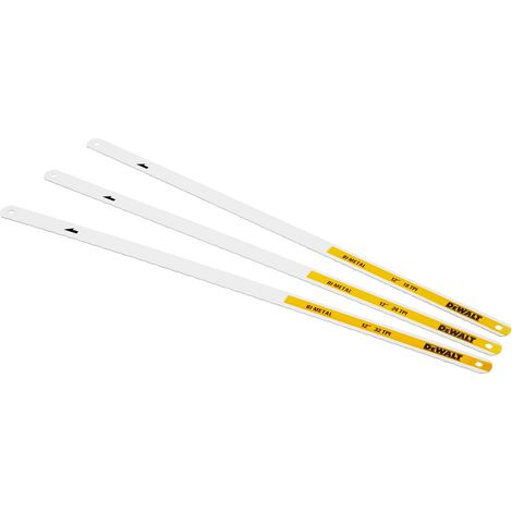 Bi-Metall-Sägeblätter 300mm 3er mit 18 / 24 / 32 TPI DEWALT DWHT0-20558 (1/5)