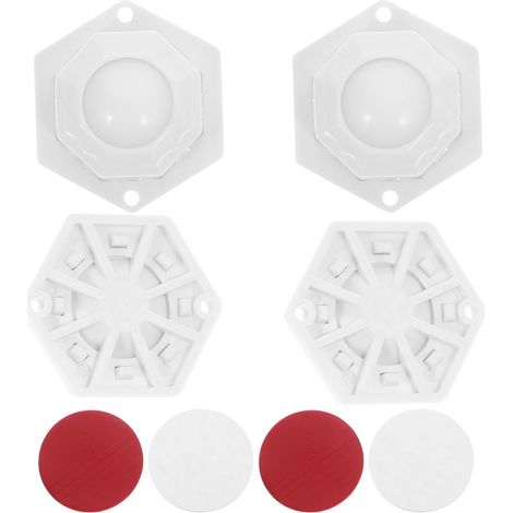 Roulettes adhésives pour meubles, rotation à 360°, en ABS et