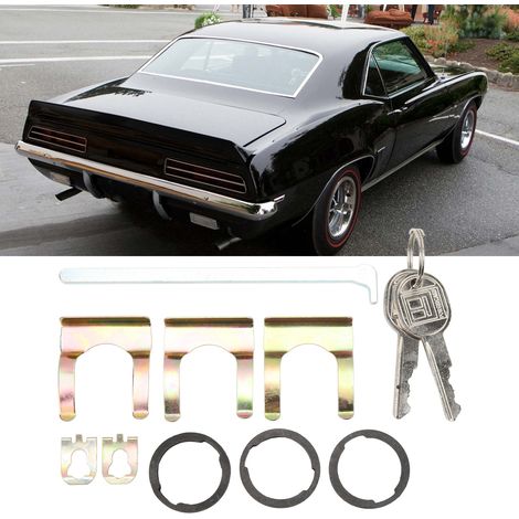 Kofferraumschloss-Set, ovale H-Nut für GM/Chevy-Tür (1/5)
