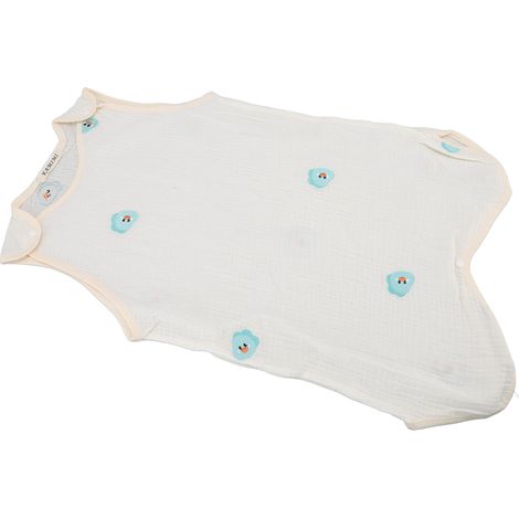 Gigoteuse bébé sans manches, douce, respirante et hypoallergénique, body mignon pour bébé fille et garçon, 35 x 55 cm (1/5)