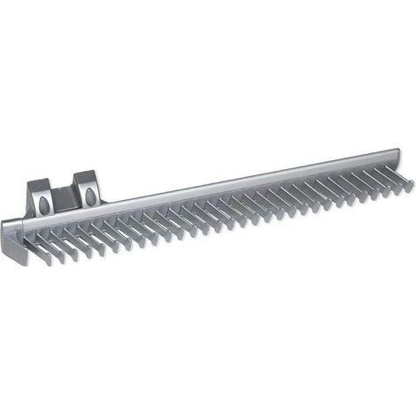Porte cravates latéral extractible, aluminium et plastique anodisé mat (1/5)