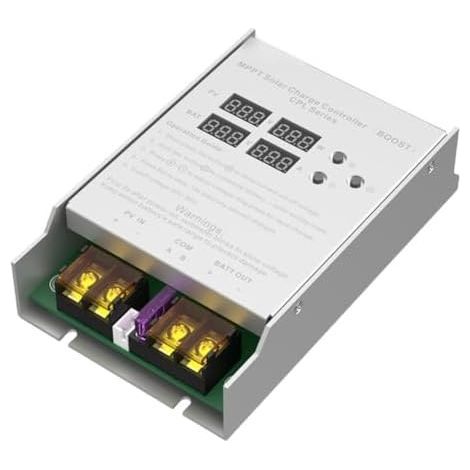 MPPT Régulateur de charge solaire 600 W pour chariot de golf et véhicules électriques, compatible 24 V-72 V, étanche IP65, conversion d'énergie efficace (600 W) (1/5)