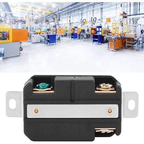 Prise anti-desserrage à trois broches de type américain pour générateur 30 A 250 V L6-30R (1/5)