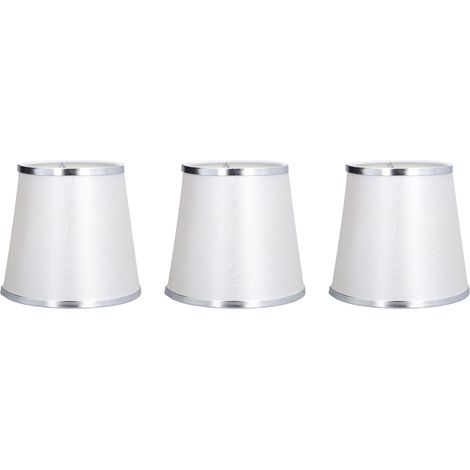 de 3 petits abat jour à clipser pour lampes de table