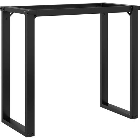 Maison Exclusive - Telaio Gambe a O per Tavolo da Pranzo 80x40x73 cm in Acciaio