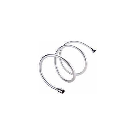 BRAVIX Duschschlauch – 2 m PVC-Ersatzduschschlauch, verdreh- und knickfest, verchromt