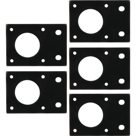 5 Stück 42 Schrittmotor-Montageplatten, 3D-Drucker-Befestigungshalterung für 2020 2040 Aluminium (1/5)
