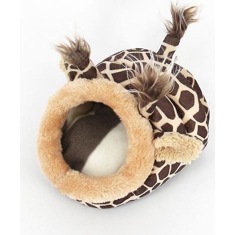 Guinea pig bed, calming hideaway for guinea pigs, warm fur for guinea pigs, hamsters, hedgehogs, ferrets, dwarf rabbits and other small animals (1/3)