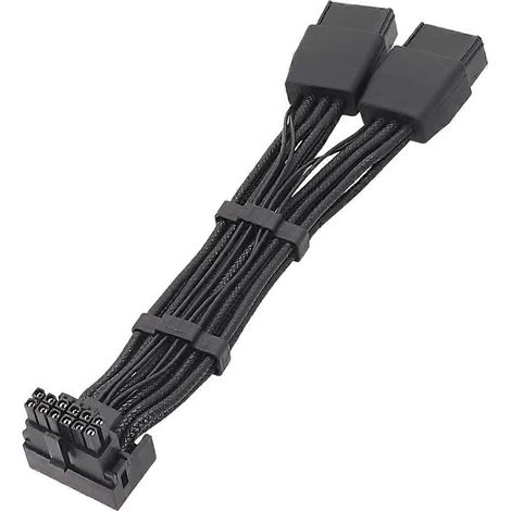 Connecteur coudé à 90° 2X8PLA 2x8 broches PCI-E 5.0 (16 broches, 12+4) pour GPU RTX 4090 et RTX 4080 (1/5)
