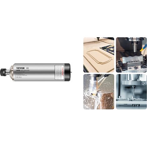 Moteur de broche, refroidissement par air, puissance de 0,8 kW à 4 kW, 2.2KW ER20 Rond (1/2)