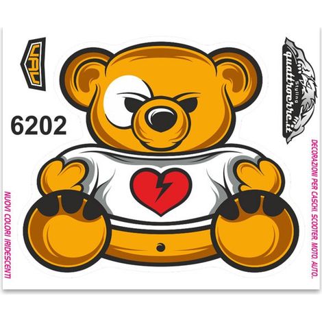 Adesivi Stickers Standard Orso 10 x 12 cm (1/4)