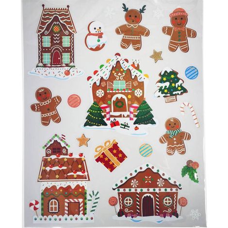 Dekofenster Lebkuchen 38x30cm -