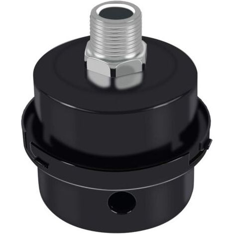 Aougo 0– 0Silencieux 0de 0compresseur 0d'air 0en 0métal 0– 0Réduction 0bruit 0– 0Filetage 03/8" 0– 0Compatible 0avec 0compresseurs 0et 0chaudières