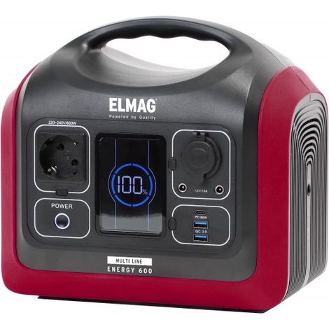 ELMAG Tragbare Powerstation ENERGY 600 (52901)