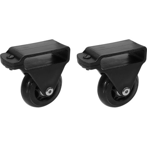Lot 2 roulettes alliage aluminium pour échelle pliante, accessoires de transport et stabilisation d’échelle équilibrage (1/5)