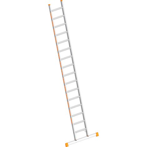 Layher Topic 1042 Stufenanlegeleiter mit Quertraverse 16 Stufen (1/4)