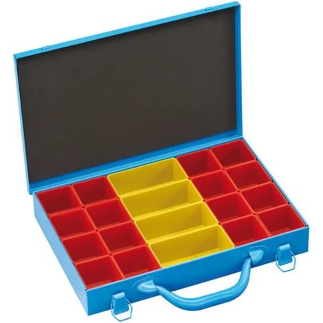 Fervi 0423/1 Valigetta portaminuteria con 20 contenitori