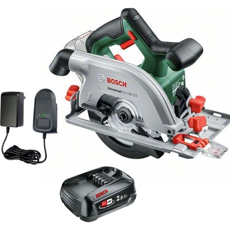 Bosch UniversalCirc 18v 18V-53 Cordless Circular Saw 160mm 1 x 2.0Ah Battery (1/5)