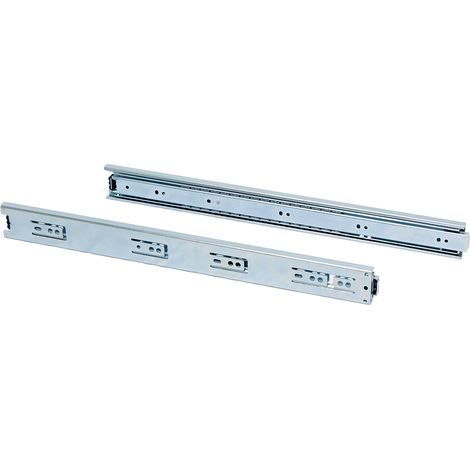 Kit Guide per cassetti, a sfera, 45x 300 mm, estrazione totale, Zincato, 1 coppia 4177105 EMUCA 4177105 EMUCA
