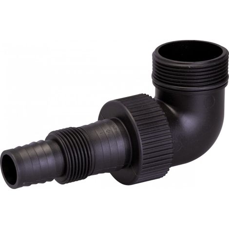 Kit raccordo gomito uscita pompa vuotacave 40 x 49 - 26 x 34