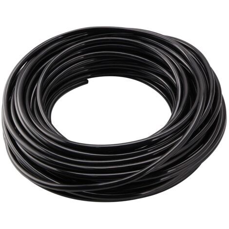 1 Tuyau d'irrigation 20m, Micro Goutte-à-Goutte 4/6 mm, Plastique Noir, pour Jardin Agriculture (1/5)